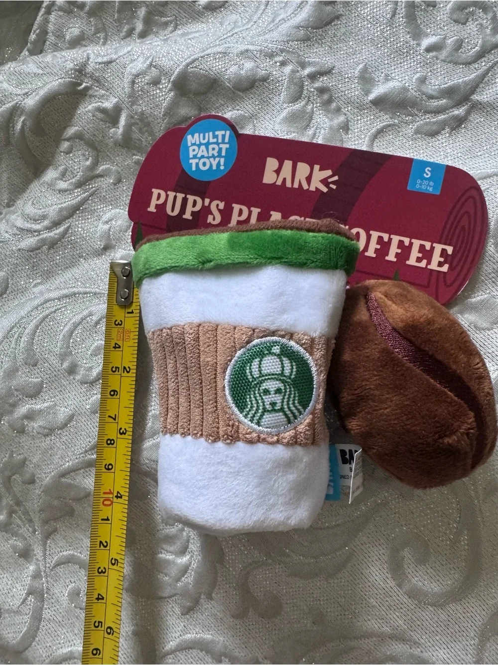 BARK Pup’s Place Coffee - Dog Toy Size Small/Medium